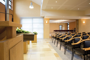 Aula in rouwcentrum